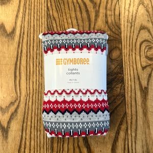 7/8 NWT Gymboree patterned tights